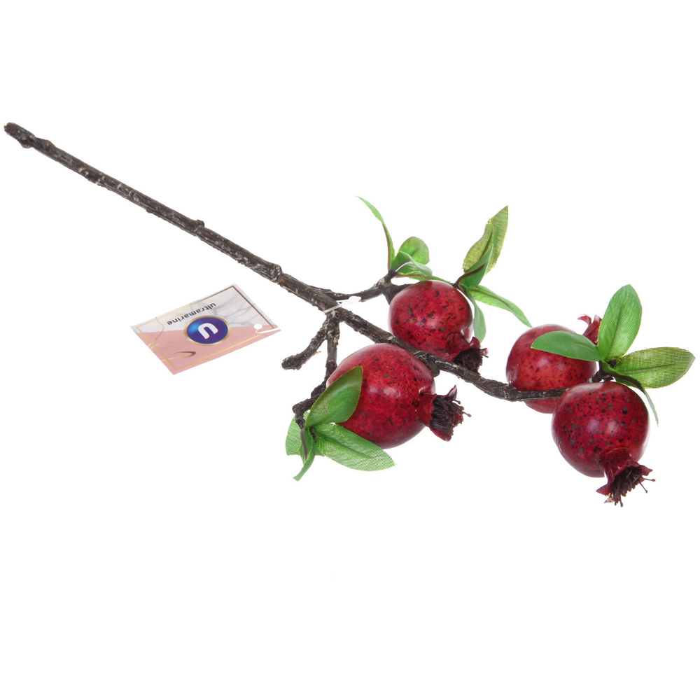 Муляж «Ветка гранат» 40см