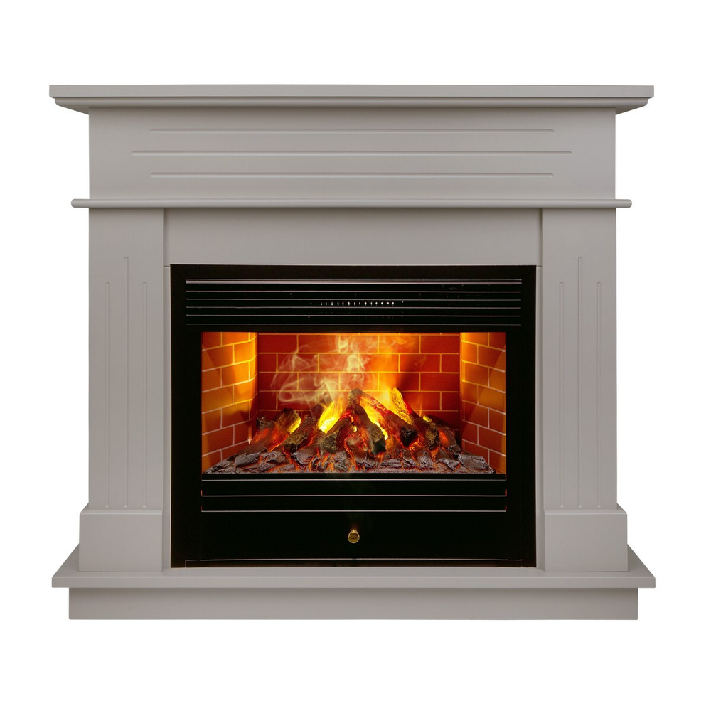 Электрокамин RealFlame Regent 26 BG кашемир с очагом 3D Novara 26