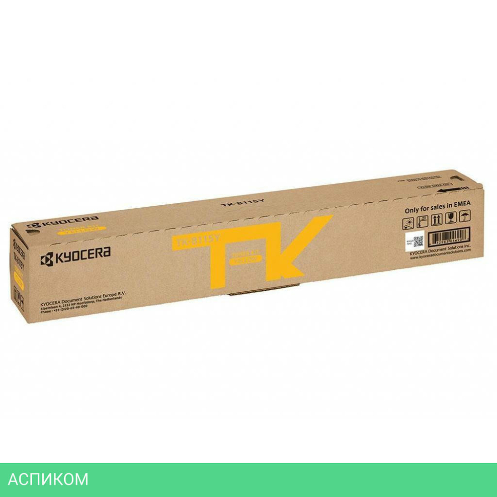 Картридж Kyocera TK-8115Y желтый (1T02P3ANL0)