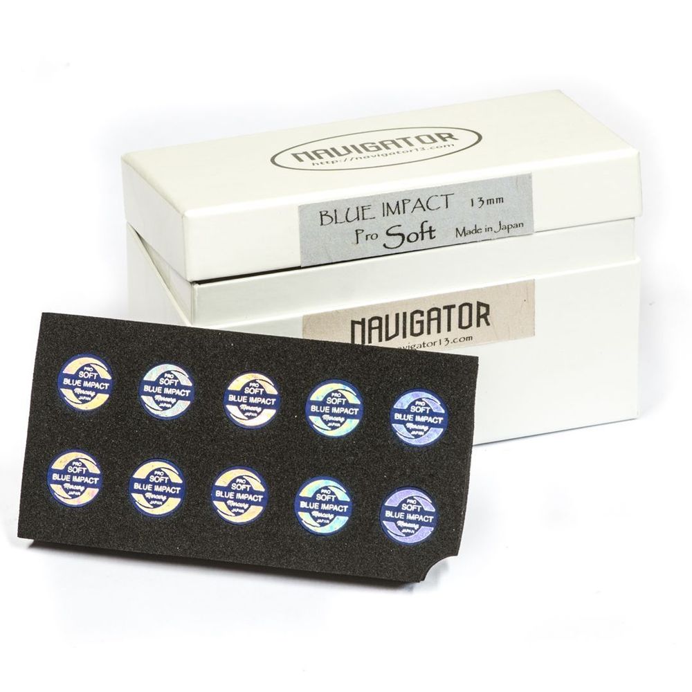 Наклейка для кия "Navigator New Blue Impact Pro" (S) 13мм