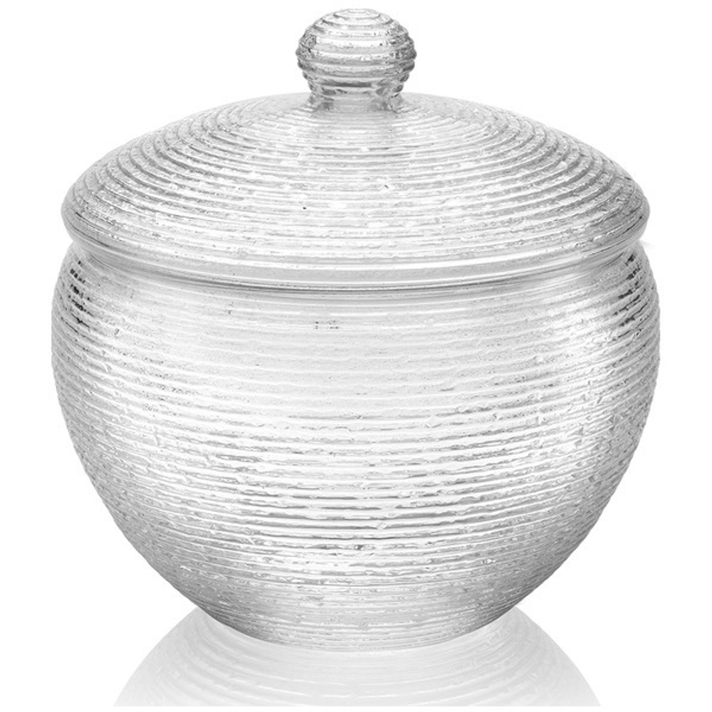 Конфетница с крышкой IVV Круги на воде 27см