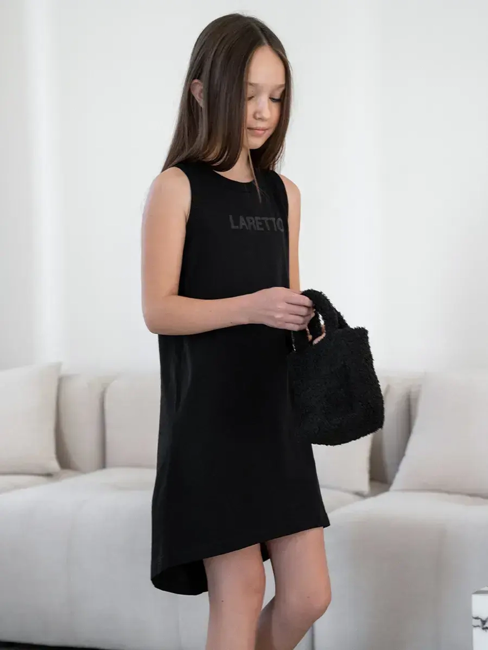 Платье-майка для девочки летнее