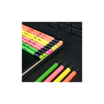 Карандаш чернографитный Deli Neon НB трехгран., ластик EU54600