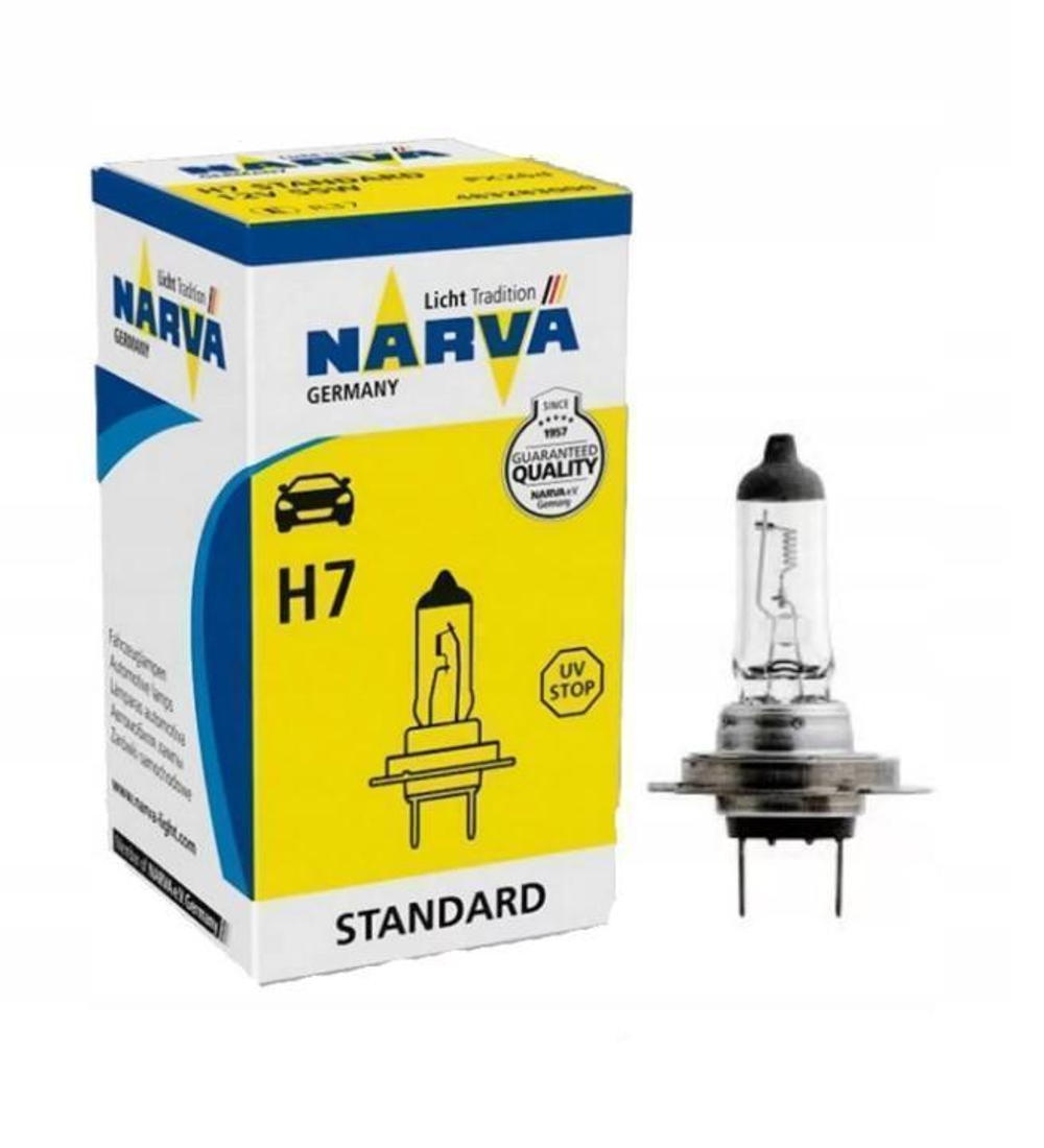 Лампа 12 В H7 55 Вт галогенная Narva