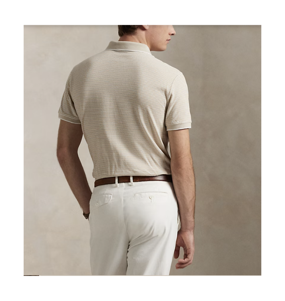 Классический крой стрейч-поло Oxford Mesh Сохраните свой список желаний Polo Ralph Lauren