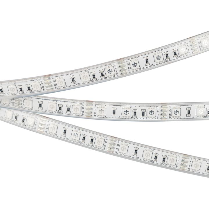 Светодиодная влагозащищенная лента Arlight 4W/m 60Led/m 5060SMD разноцветный 5M RTW-PU-B60-12.5mm 12V RGB 029599(3)