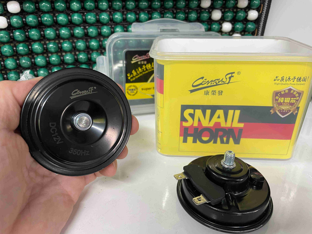 Звуковой (DL153al) сигнал для авто дисковый ,12В / Громкий 105 Дцб. TG (2 шт/. комплект)