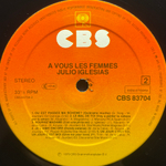Julio Iglesias ‎– A Vous Les Femmes (Голландия 1979г.)