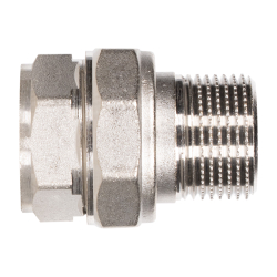 Соединение разъемное прямое (американка) LD DN20 вн-нр, латунь никелированная (с биркой)