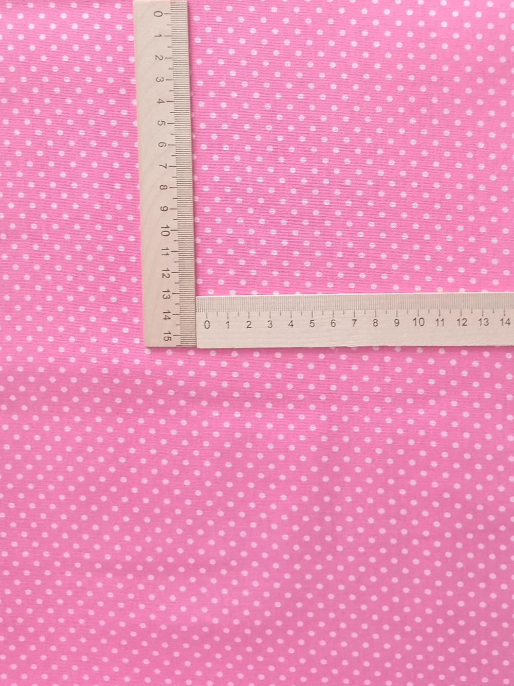 Ткань бязь плательная, рис. "Горох 2 мм", ширина 150 см, арт. 610