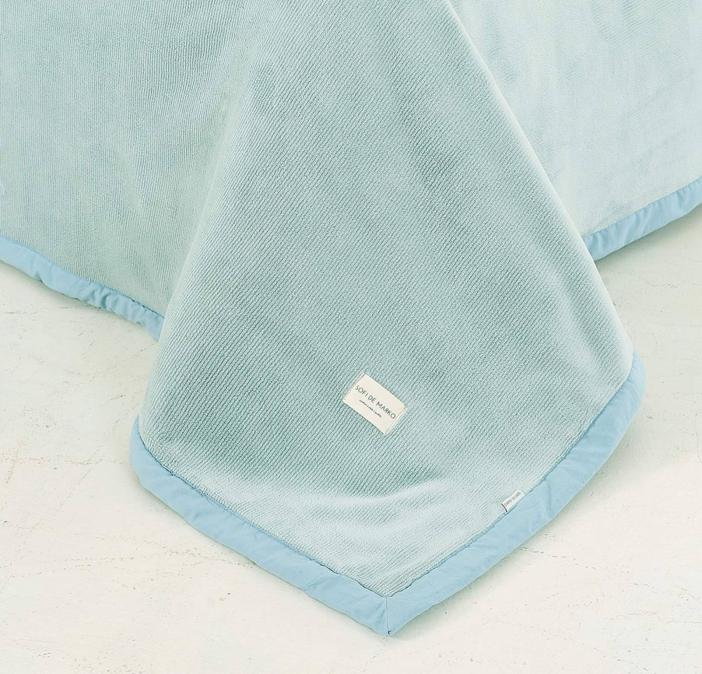 Плед 220х240 Sofi De MarkO Стелла голубой