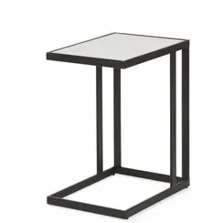 Кофейный стол Osaka Marable 50х35 см, мрамор, сталь