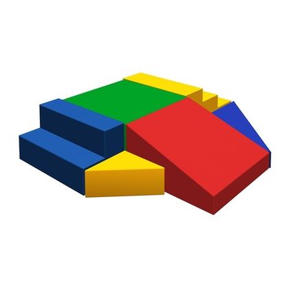 Мягкий спортивный модуль «Двойная лесенка»