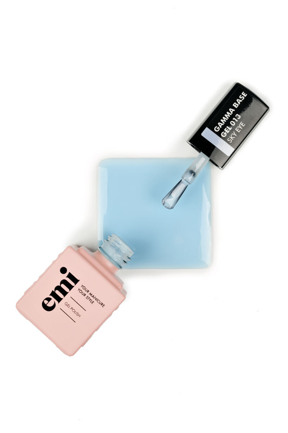 E.MiLac Gamma Base Gel №013 Sky eye, 9 мл