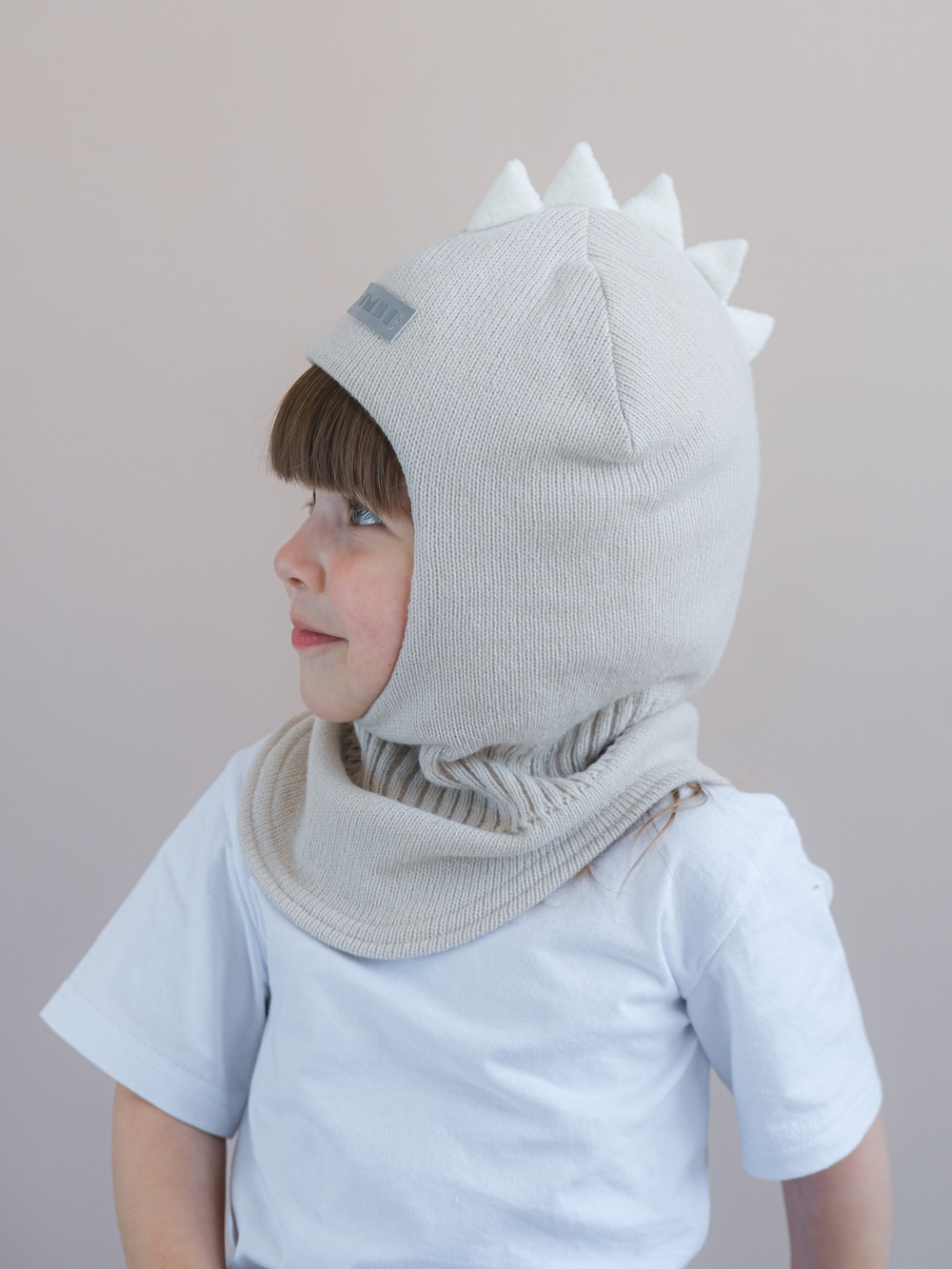 Шлем зимний вязаный (Речной жемчуг) ОРЕО