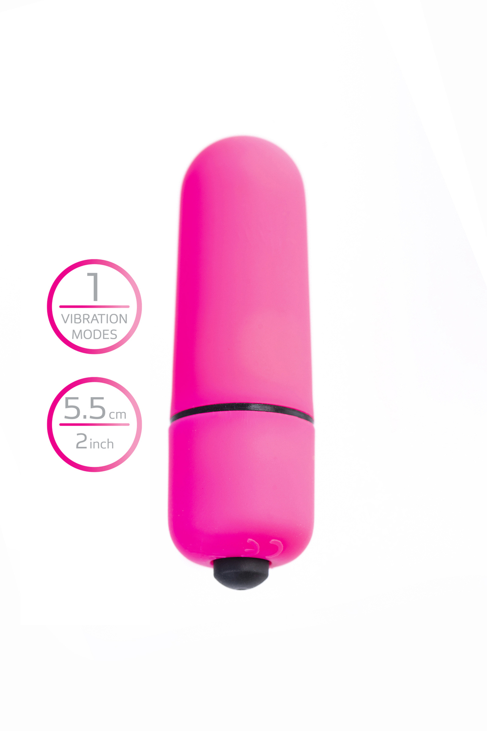 Вибропуля A-Toys Alli ABS пластик, розовый, 5,5 см, Ø 1,7 см