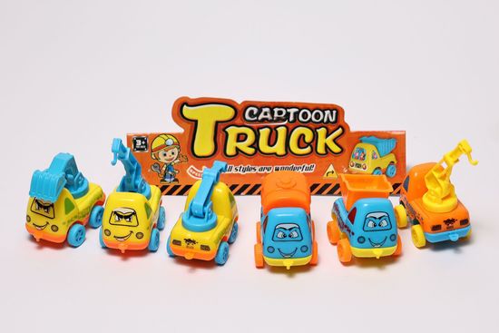 Набор Машинок "Строительная Техника" в пакете 6 шт