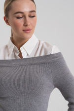 Джемпер с рубашкой J-Clair