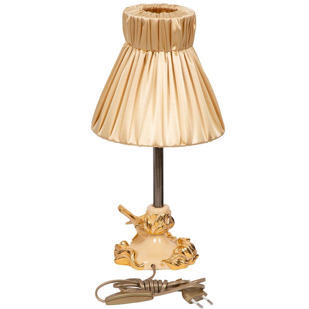 Настольная лампа Белла Айвори с абажуром Адель Айвори