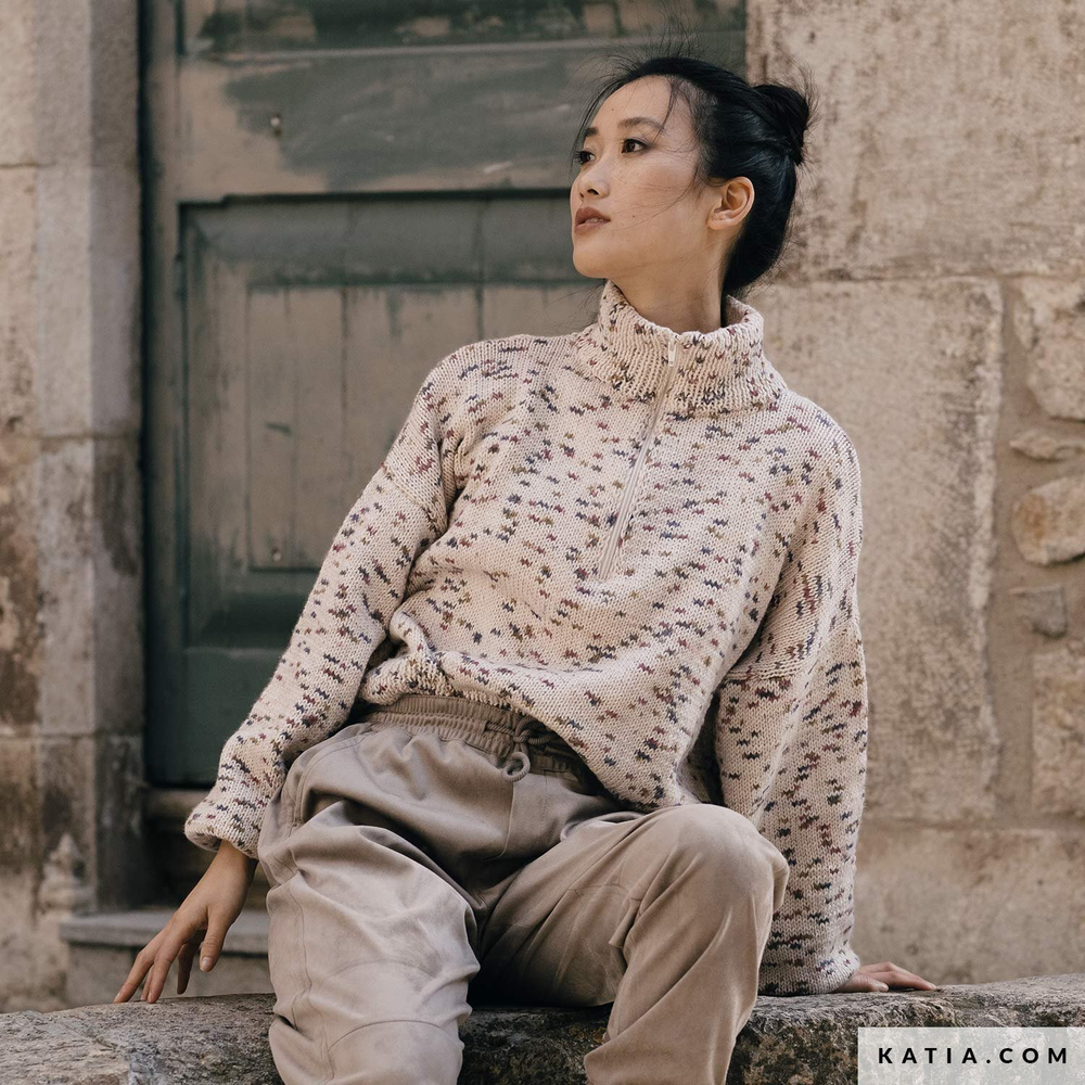 Basic Merino Tweed (405/бежевый-розовый-кэмел)