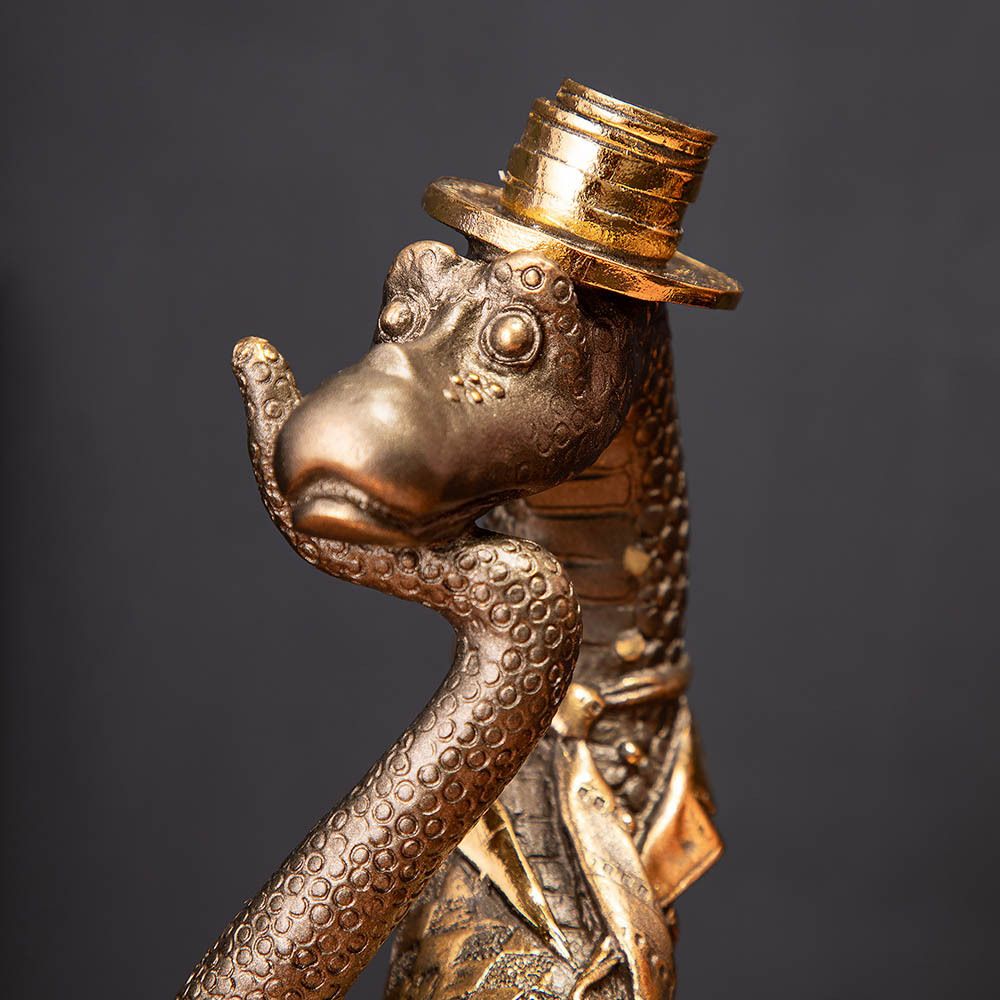 Статуэтка Удав Кулибин Бронза