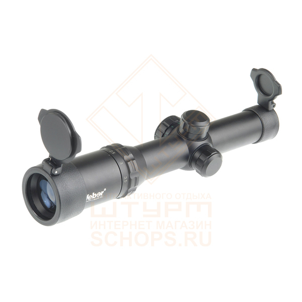 Прицел оптический Veber Пневматика 1-4x24 RG