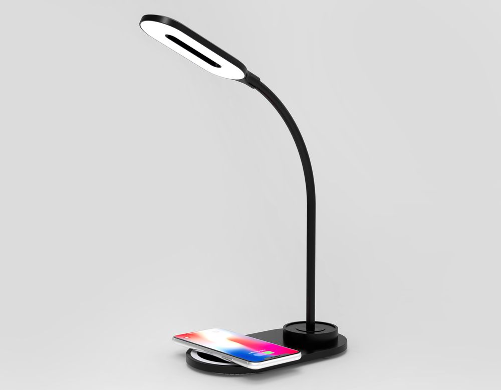 Ambrella Светодиодная настольная лампа с беспроводной зарядкой Desk DE589