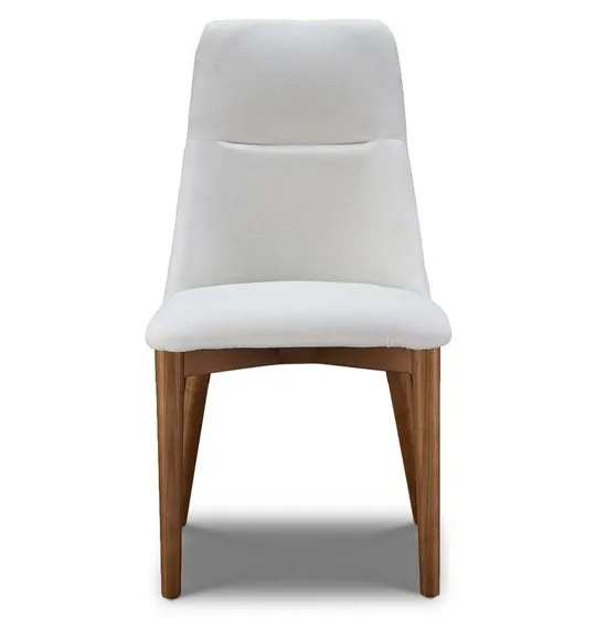 Стул Bert белый, ножки орех