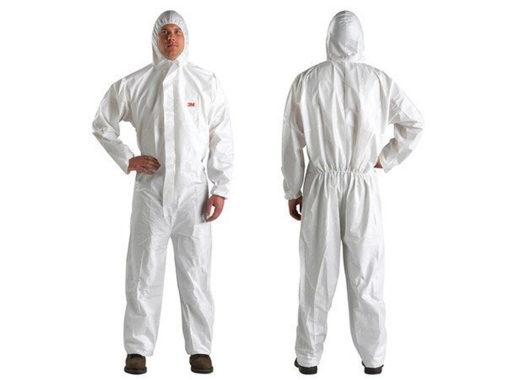 Комбинезон ламинированный 3M™ 4510 , белый, тип 5/6, размер L, 20 шт/кор