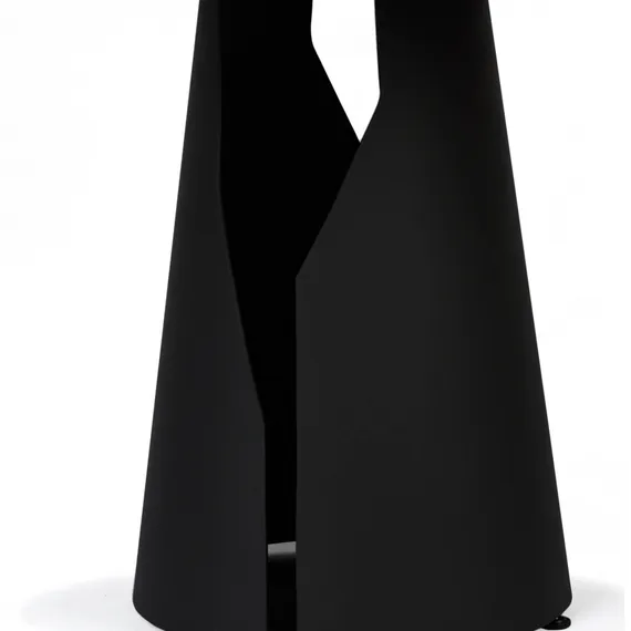 Обеденный стол Giano Ø120 см, белая глянцевая керамика