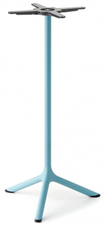 Стол ламинированный барный Scab Design Tripe, голубой, белый мрамор Каррара