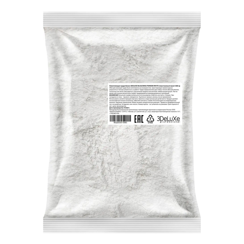 Осветляющая белая пудра (пластиковый пакет) 3DeLuXe Bleaching Powder White 500г