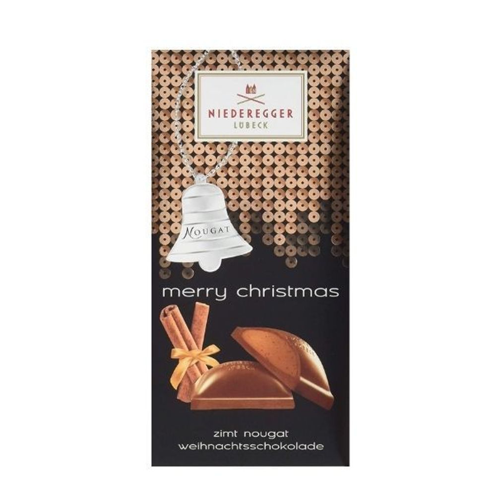 Рождественский шоколад с нугой и корицей Niederegger