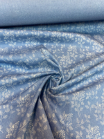 Ткань 100% хлопок джинсовая облегченная (Италия) ш-150см 1м