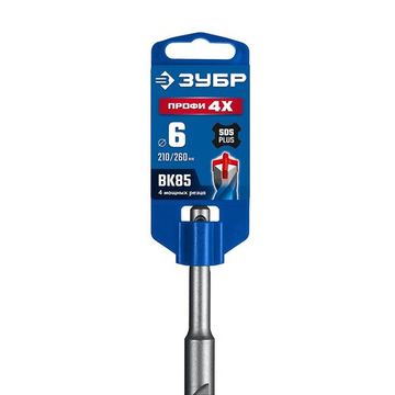 ЗУБР ПРОФИ-4Х 6x260 мм, SDS-plus бур (29313-260-06)