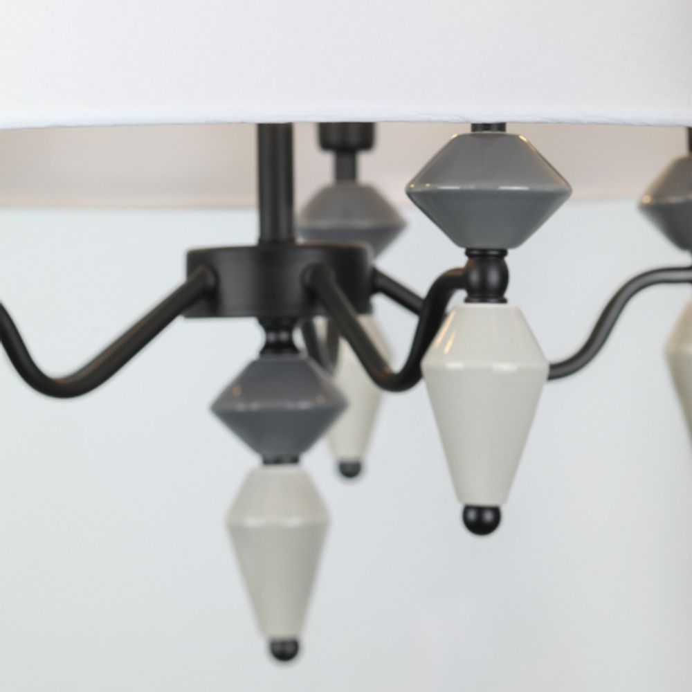 Люстра Rivoli Alisia 2096-310 5 х Е14 40 Вт классика