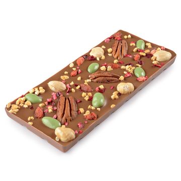 Шоколад молочный "Пекан, вишня, фундук", 100 гр