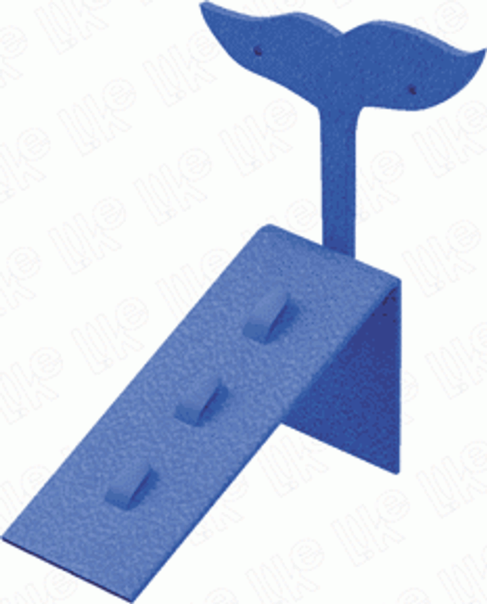 Подставка для 3 колец/серег/горка/ушки/3 язычка/2 отверстия/накладка