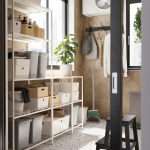 Стеллаж - IKEA JOSTEIN, 182х40х180 см, белый, ЮСТЕЙН ИКЕА