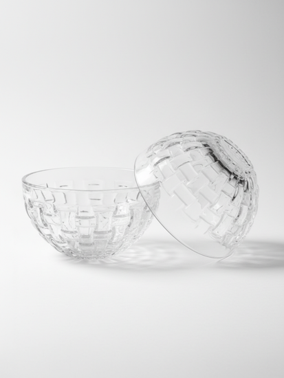Набор пиал 6 шт. 200 мл. стекло плетеный узор, Bossa Nova