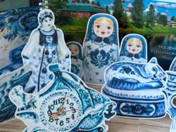 Макет "Гжель - колыбель русской керамики"