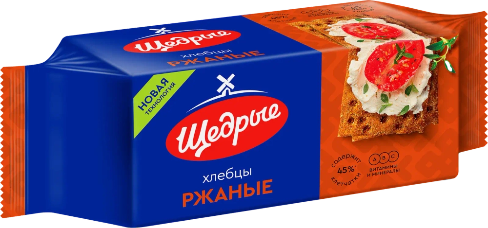 Хлебцы Щедрые ржаные 100г