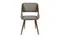 Стул Sven, серая экокожа, орех