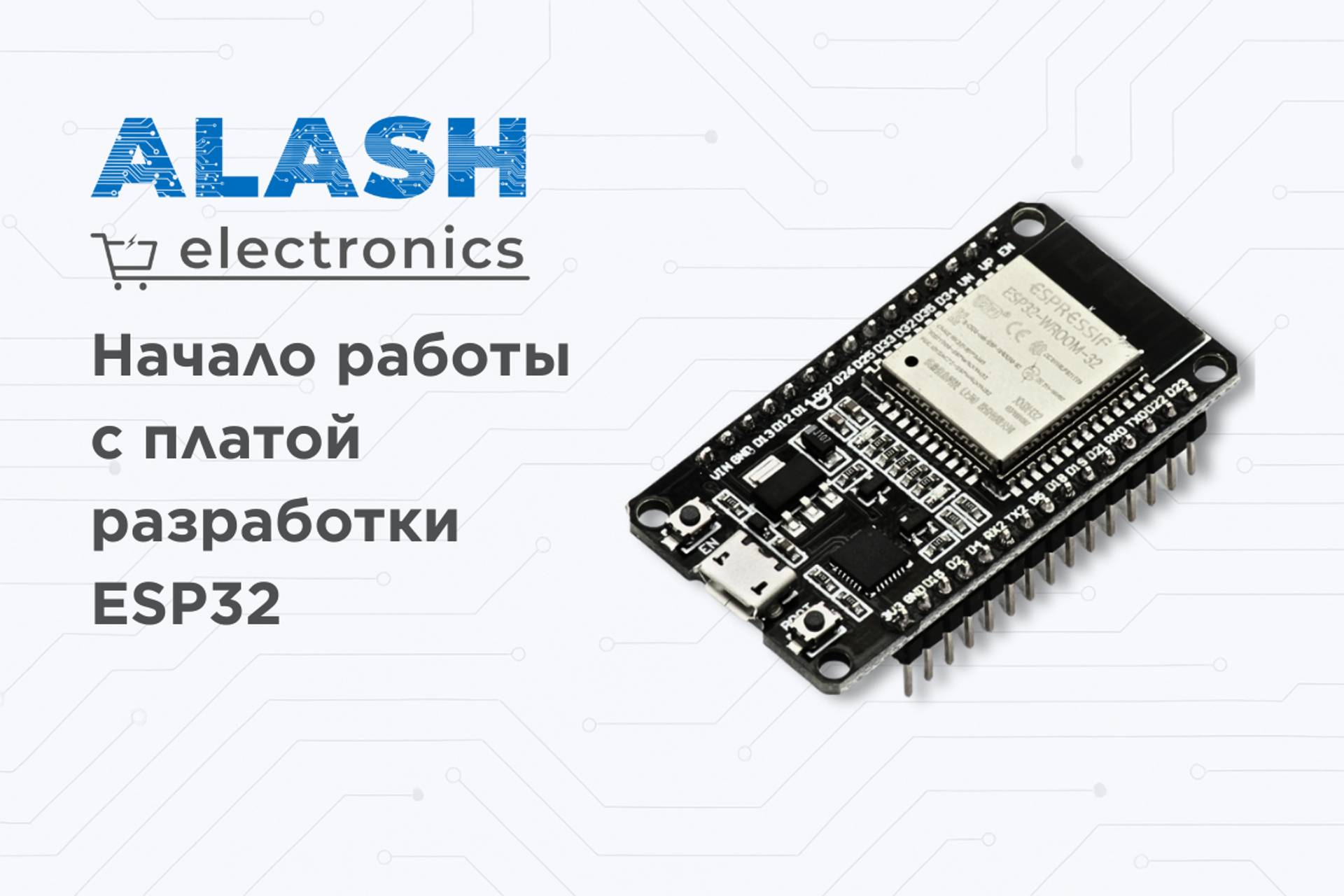 Начало работы с платой разработки ESP32