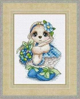 "Кролик-весна"-02668  вышивка