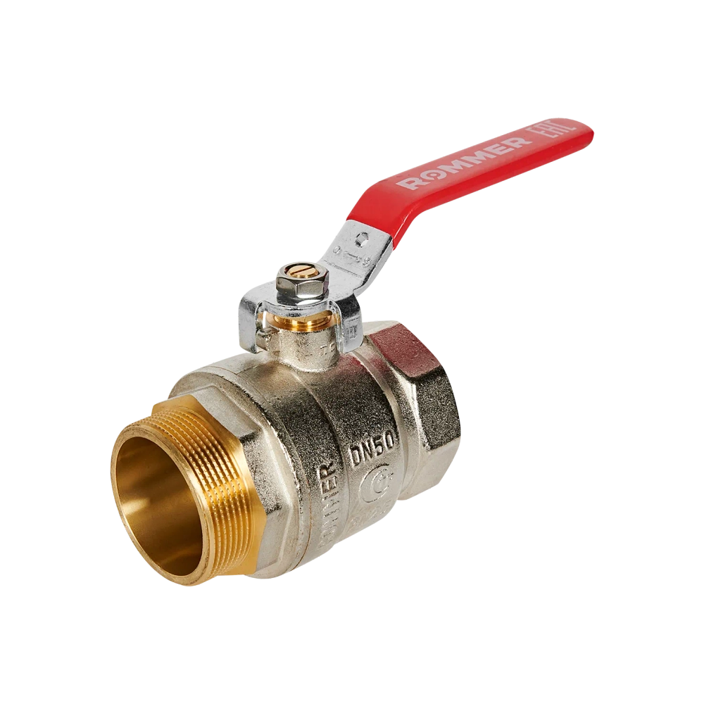 Кран шаровой полнопроходной ROMMER - 2" (ВР/НР, PN32, ручка-рычаг)