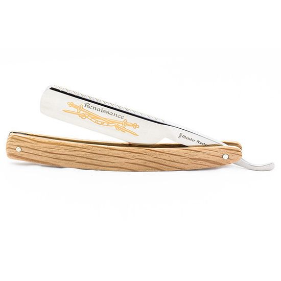 Опасная бритва Dovo, ручка - испанский дуб, 6/8",1/1