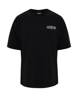 COMME DES FUCKDOWN ФУТБОЛКА ЧЕРНАЯ