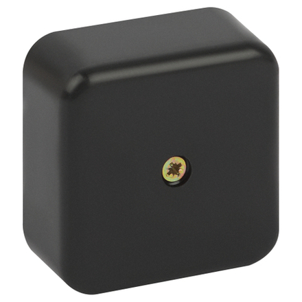 Распаячная коробка ЭРА BS-B-50-50-20 для кабель-канала черная 50х50х20мм IP40