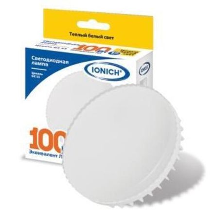 Лампа светодиодная IONICH GX53 12Вт 2700К